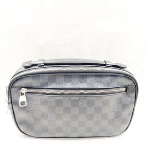 Louis Vuitton LV Shoulder Bag Umbrelle Black Damier Graphite 928-050525